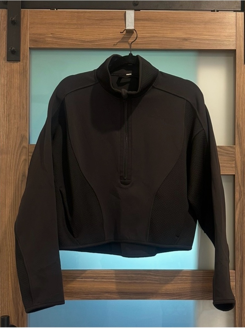 lululemon athletica Black Quarter-Zip Pullover Sweatshirt